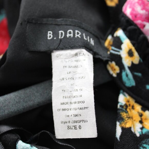 Black Floral Sleeveless dress - Picture 4 of 4